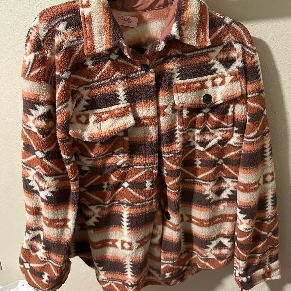 Pink Lilly Sherpa